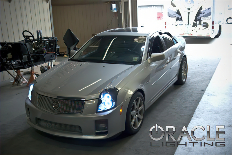 Cadillac CTS Headlight Halo Kit - ORACLE Lighting - LED Halo Kit - Green - `03-`07